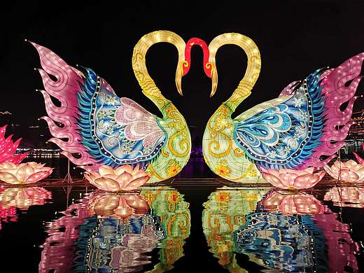 大型节庆花灯彩灯制作厂家