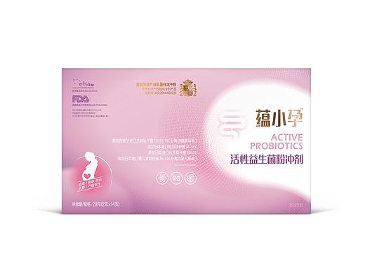 益生菌包装设计（女性化医药风格包装设计-保健食品）