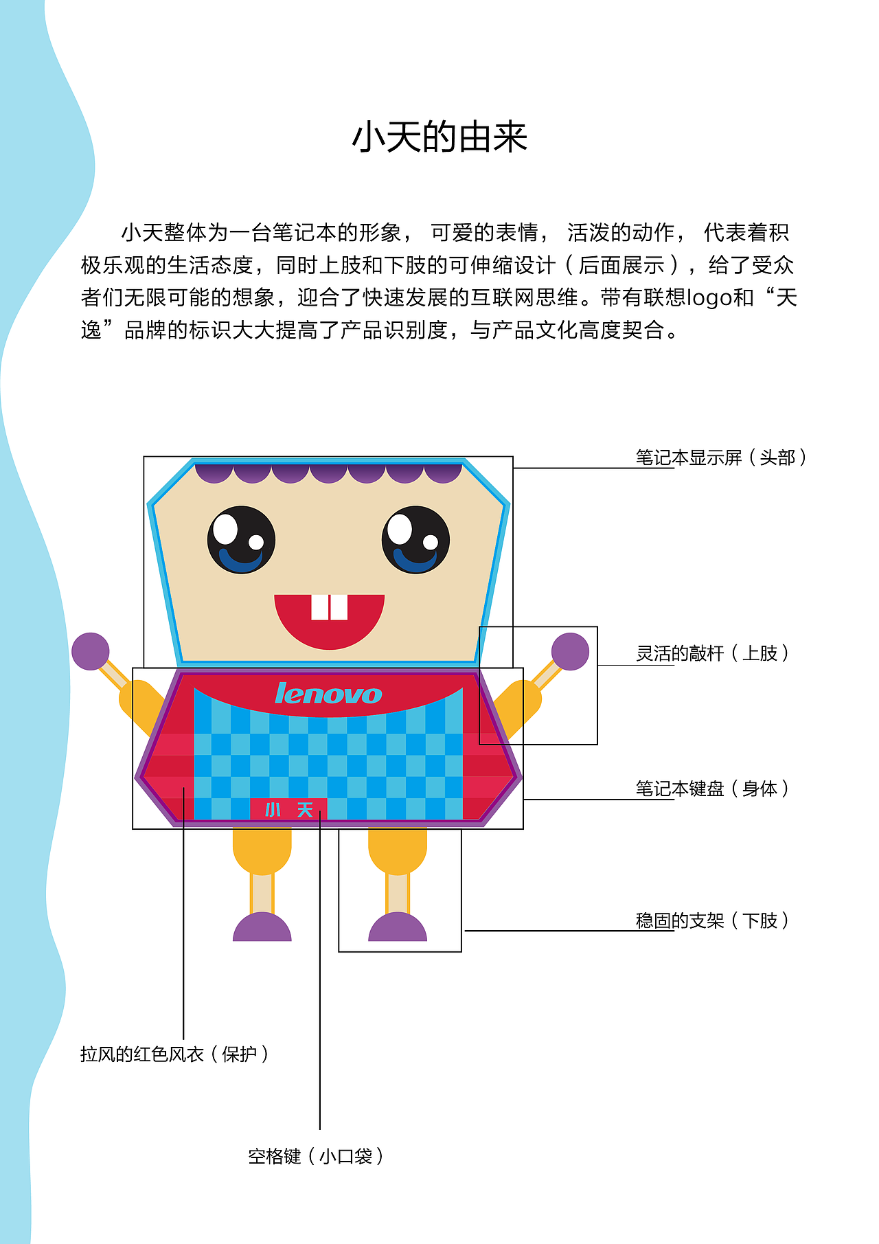 “小天”诞生啦（图ZMzQ3NzczOTY=） - 品牌 - 站酷设计师无与伦比zdw原创素材 - 站酷ZCOOL