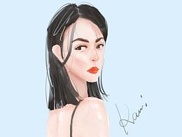 练习速途一个小姐姐