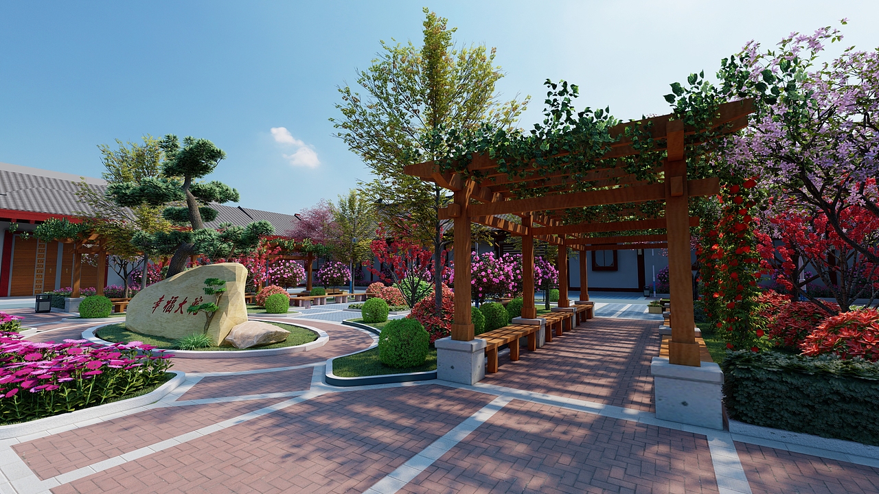 政府大院|空间|景观设计|小蒋18739978189_原创作品-站酷zcool