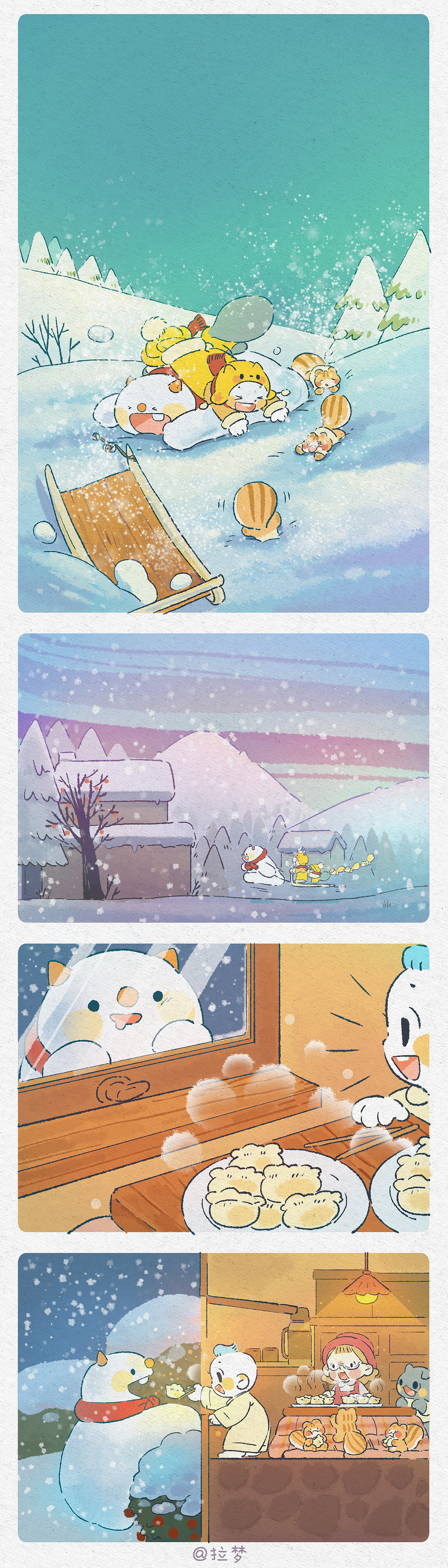 乐小梦世界-雪人（图ZMjQ3MDczOTEy） - 短篇/格漫 - 站酷设计师拉梦原创素材 - 站酷ZCOOL