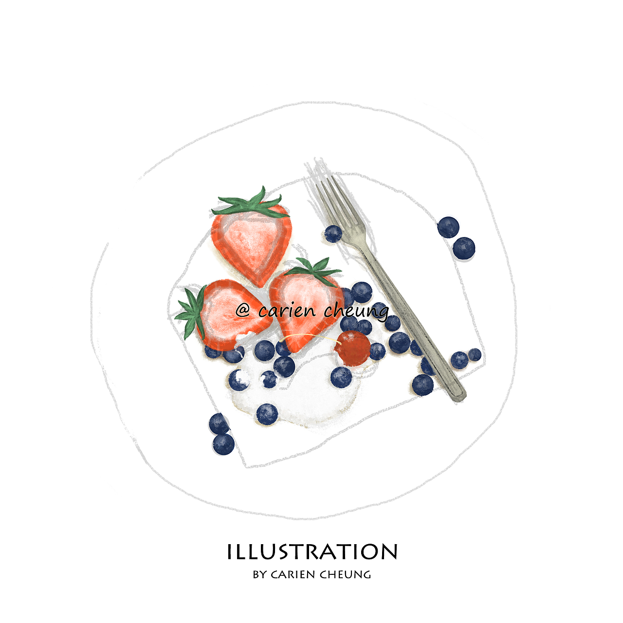 早餐插画（图ZMTczMTMxNDU2） - 创作习作 - 站酷设计师喵画嘉嘉原创素材 - 站酷ZCOOL