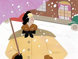Vintage Fashion-复古时尚系列插画