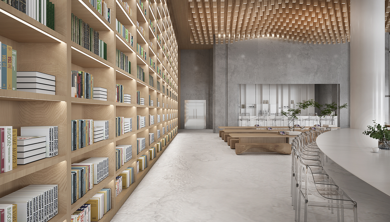 图书馆|空间|展陈设计|东经118度_原创作品-站酷zcool