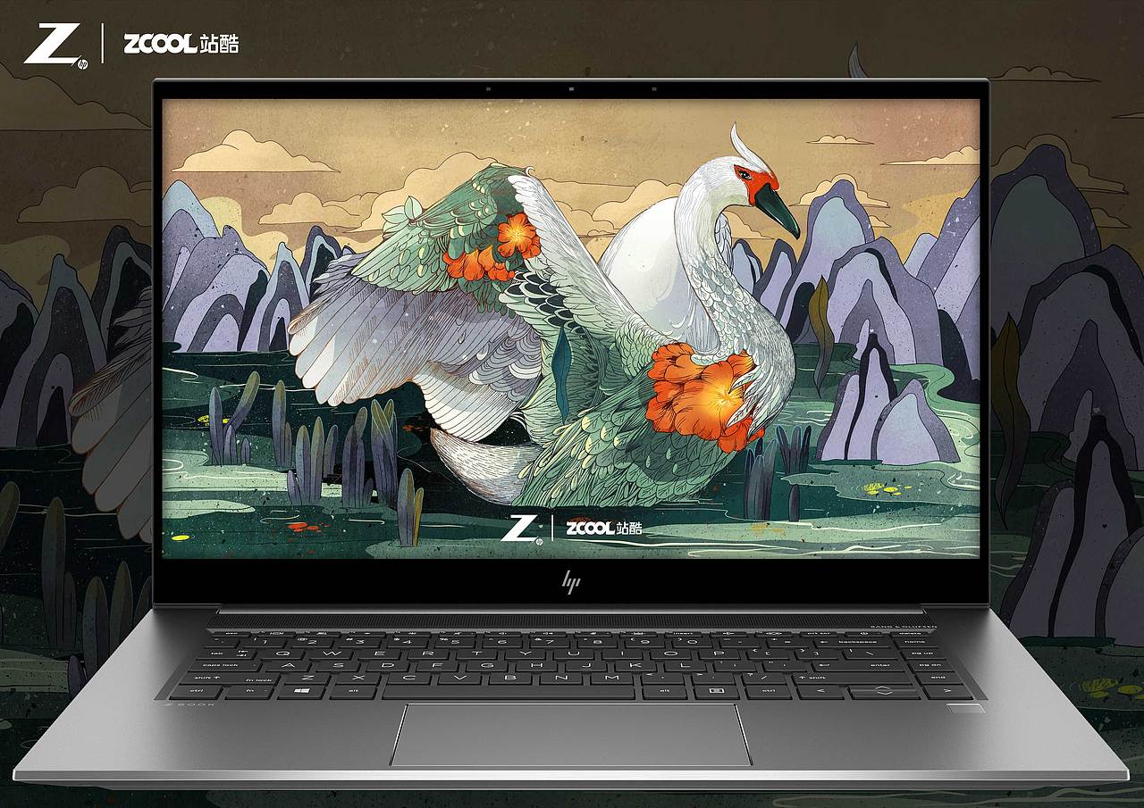 鸦鸦永远-Z一刻 天鹅的起舞（图ZMjY0NzI0NzY0） - 商业插画 - 站酷设计师鸦鸦永远原创素材 - 站酷ZCOOL