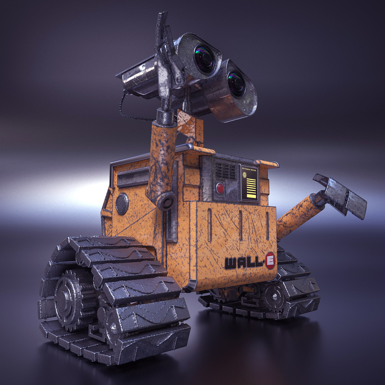 瓦力机器人建模渲染