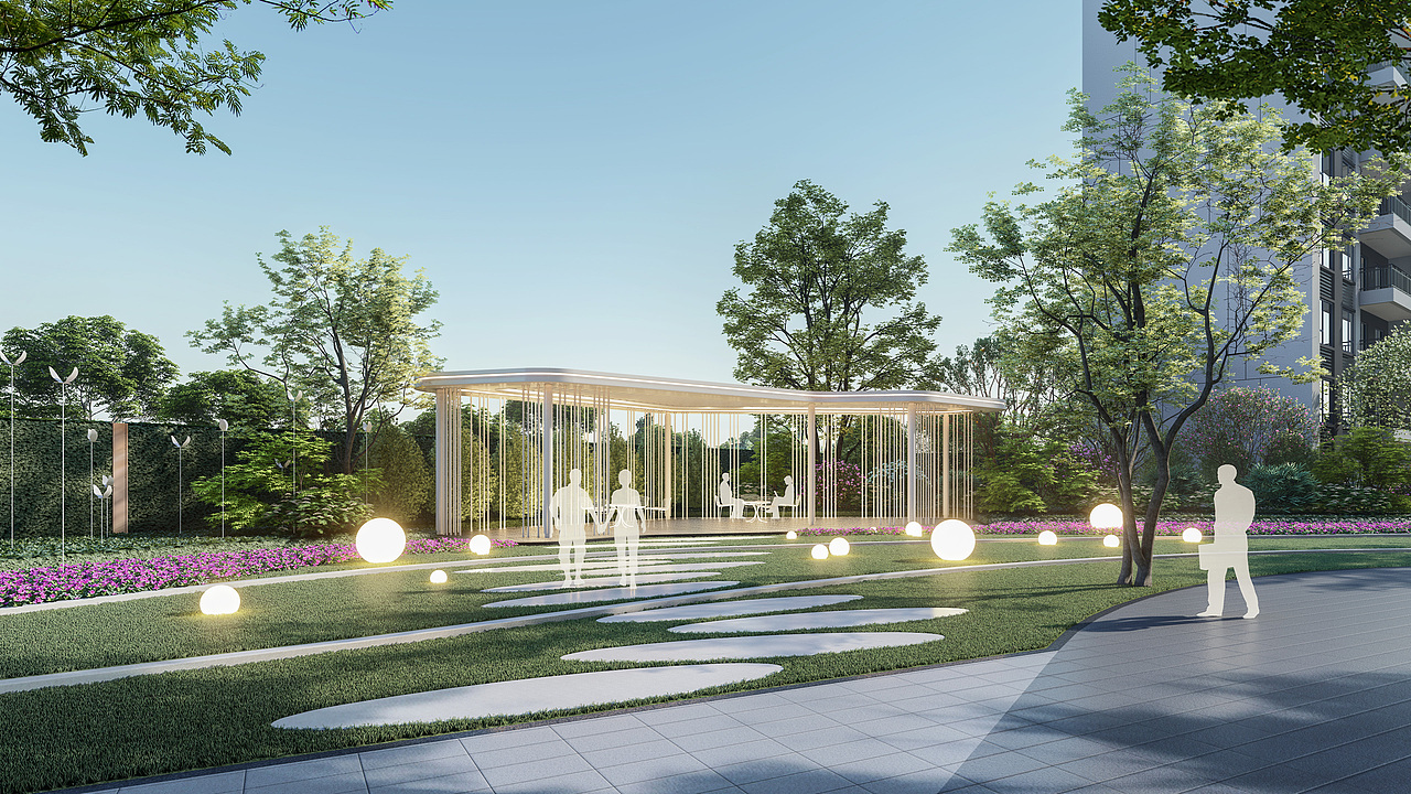 lumion示范区渲染效果图（六）（图ZMjQ5OTMyMjY4） - 景观设计 - 站酷设计师沉默DCong原创素材 - 站酷ZCOOL