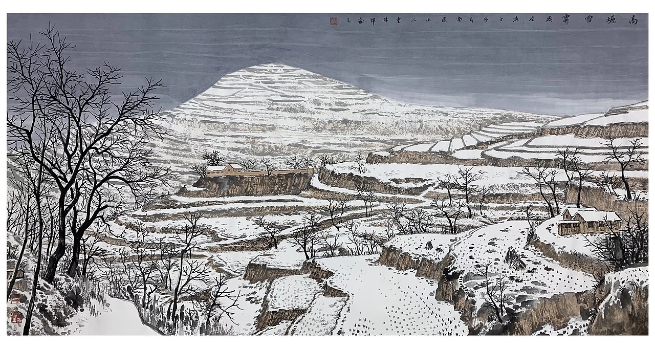 中国美协会员童谆辉山水作品赏析