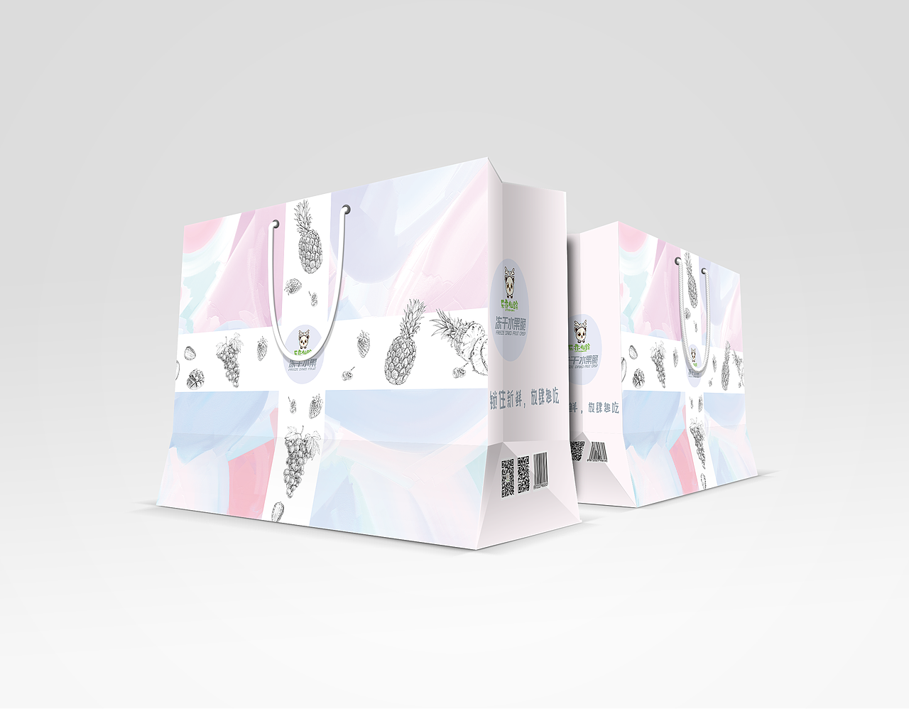 乐亦仙踪冻干果干品牌包装设计系列（图ZMjU5MTgxMzc2） - 商业插画 - 站酷设计师GeorgeQi原创素材 - 站酷ZCOOL