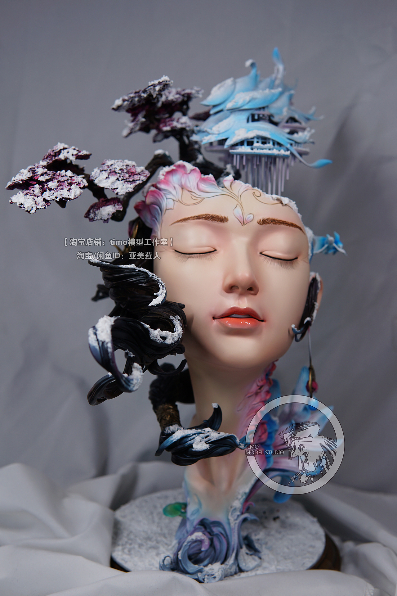 桃花島 春芒 春雪（圖ZMjcwMzk5ODIw） - 手辦/模玩 - 站酷設(shè)計(jì)師Timo模型工作室原創(chuàng)素材 - 站酷ZCOOL