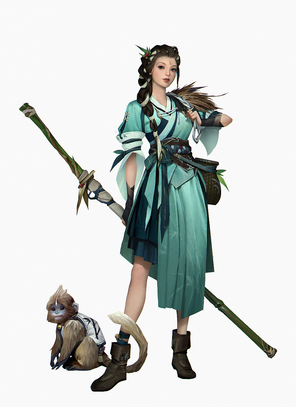 2组国风角色设定