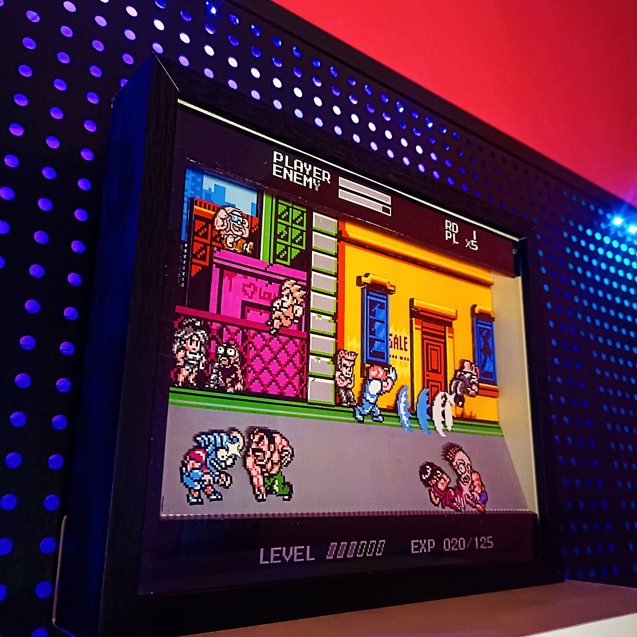 童年玩不起游戏系列之《快打旋风》立体相框