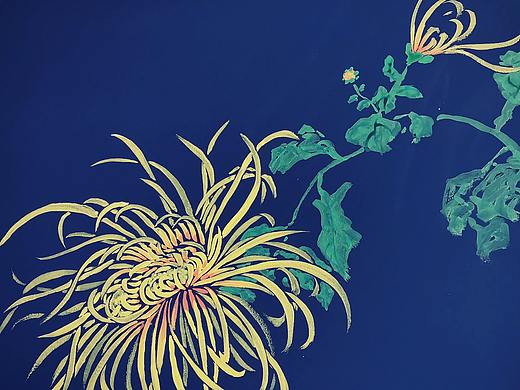 重阳画菊