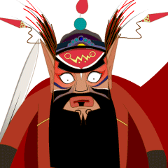 【微信表情】戏曲动画《天师钟馗》表情包（图ZNjk4MzIzNTY=） - 网络表情 - 站酷设计师东鼎动画原创素材 - 站酷ZCOOL