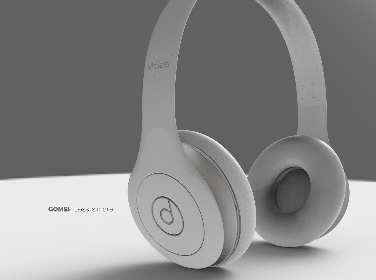 你需要一支逼側(cè)去打破那些神論（BEATS耳機(jī)建模渲染)（圖ZMzczODA1MTY=） - 電子產(chǎn)品 - 站酷設(shè)計(jì)師gomesChan原創(chuàng)素材 - 站酷ZCOOL