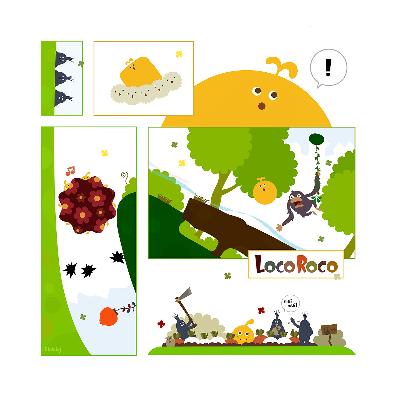 属于Loco Roco的回忆（图ZMjI5MzYyNDQw） - 创作习作 - 站酷设计师_zoo_原创素材 - 站酷ZCOOL