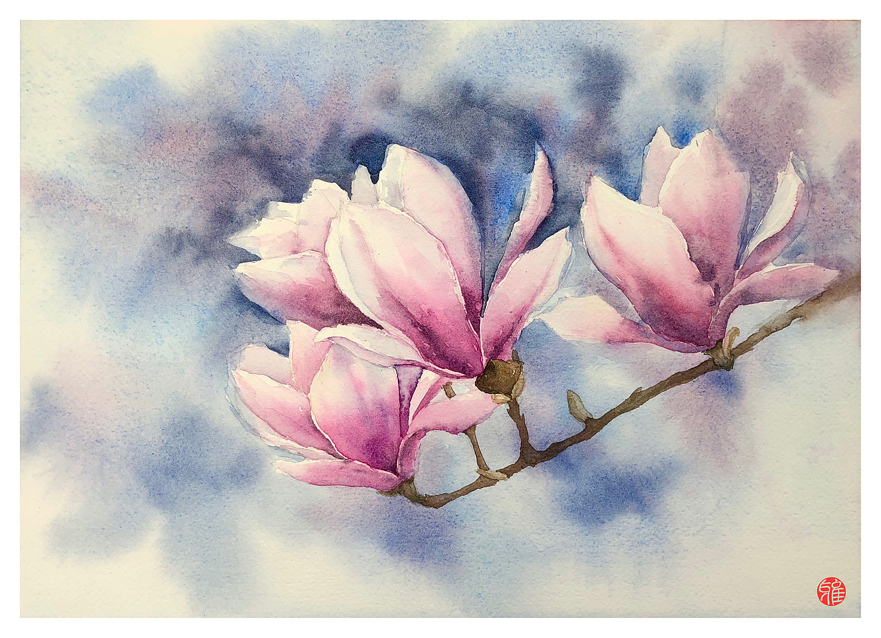 水彩花卉第一辑（图ZMTMxOTMyMzky） - 商业插画 - 站酷设计师冰盐_Ybin原创素材 - 站酷ZCOOL