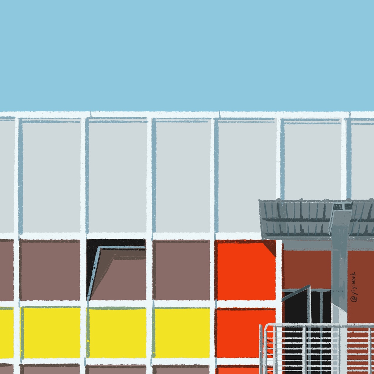 【插画】风景类插画小合集（图ZMjA3Mzg4Nzg4） - 创作习作 - 站酷设计师yiyiwork11原创素材 - 站酷ZCOOL