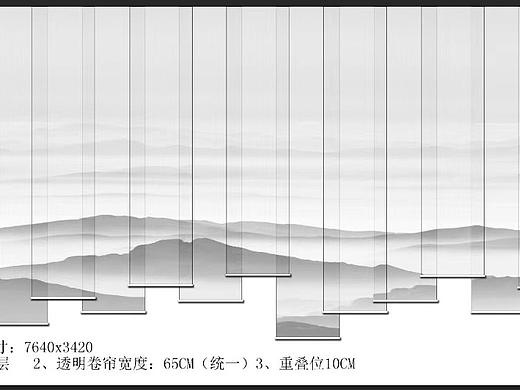 乾唐画业卷轴纱帘展示