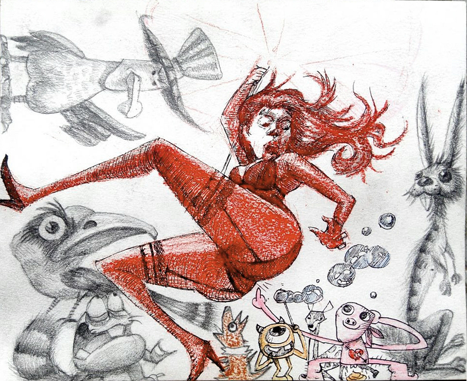 平时的一些速写练习