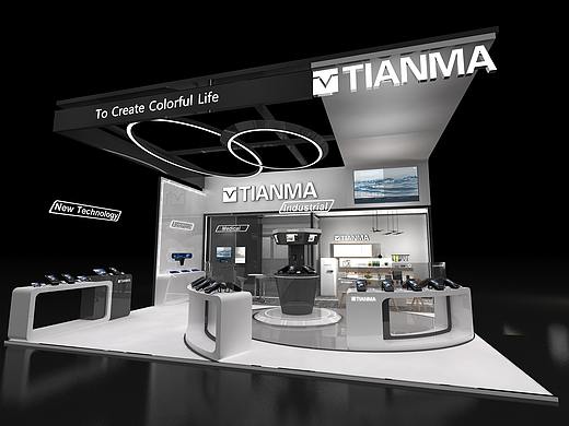 TIANMA科技展位