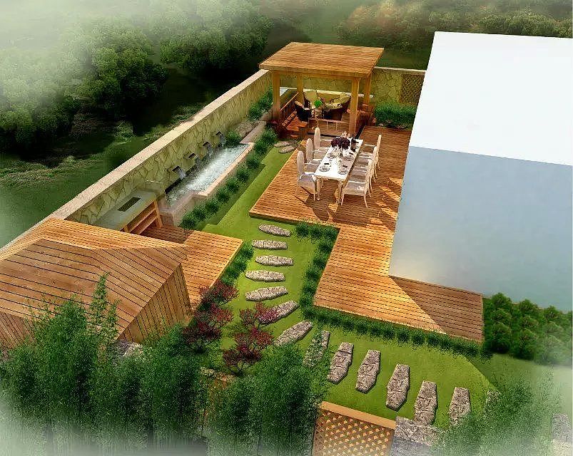 精品小院落日景夜景!