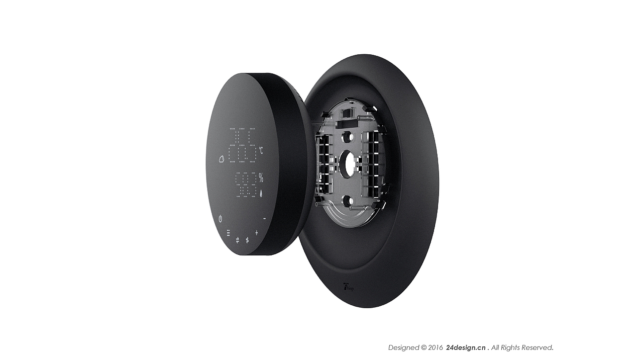 24Design 温控器产品外观设计 智能家居产品外观设计（图ZMTQwOTUyNzE2） - 电子产品 - 站酷设计师24Design原创素材 - 站酷ZCOOL