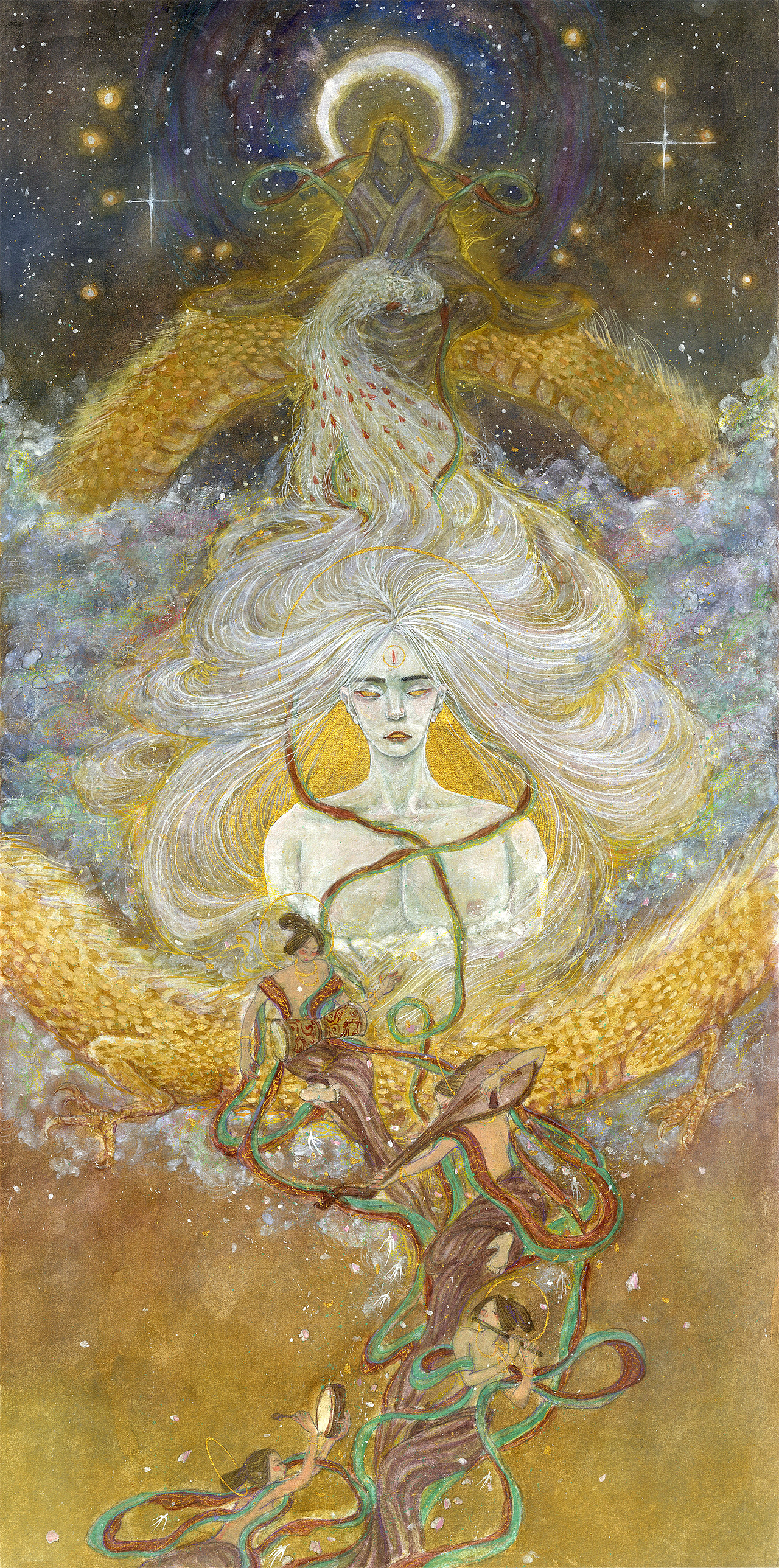 懿晏2019年终总结·插画·岩彩·模型·版画