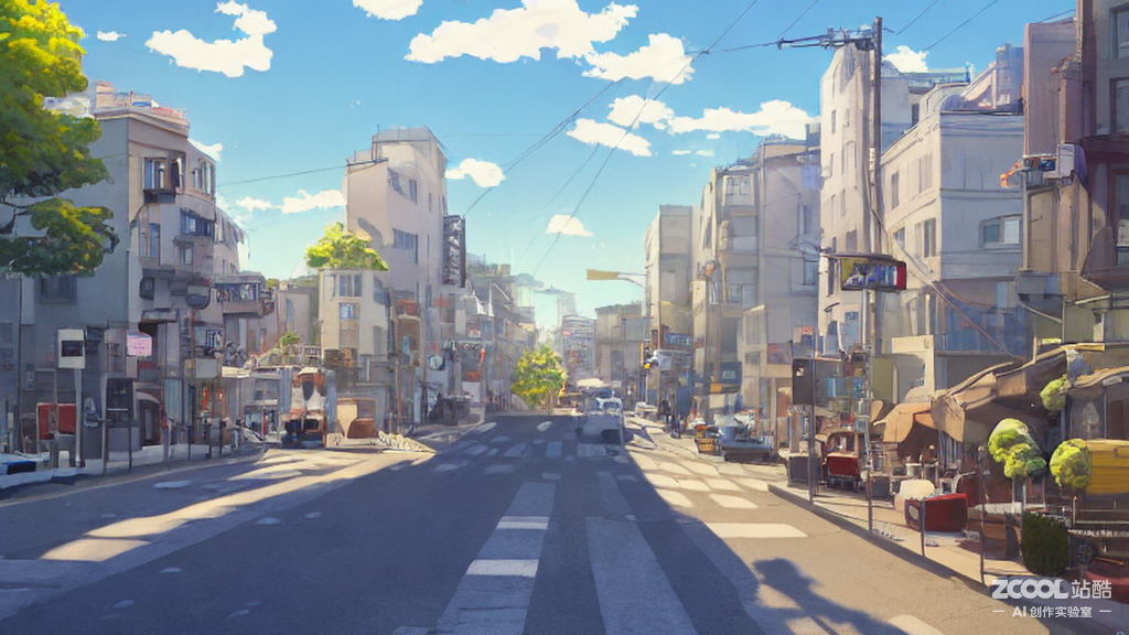 AI生成-街道