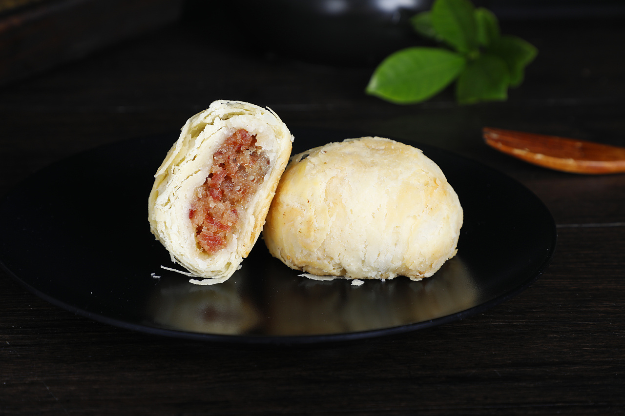 中秋云腿月饼,火腿白饼