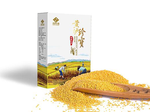 黄沙珍宝（小米）包装设计