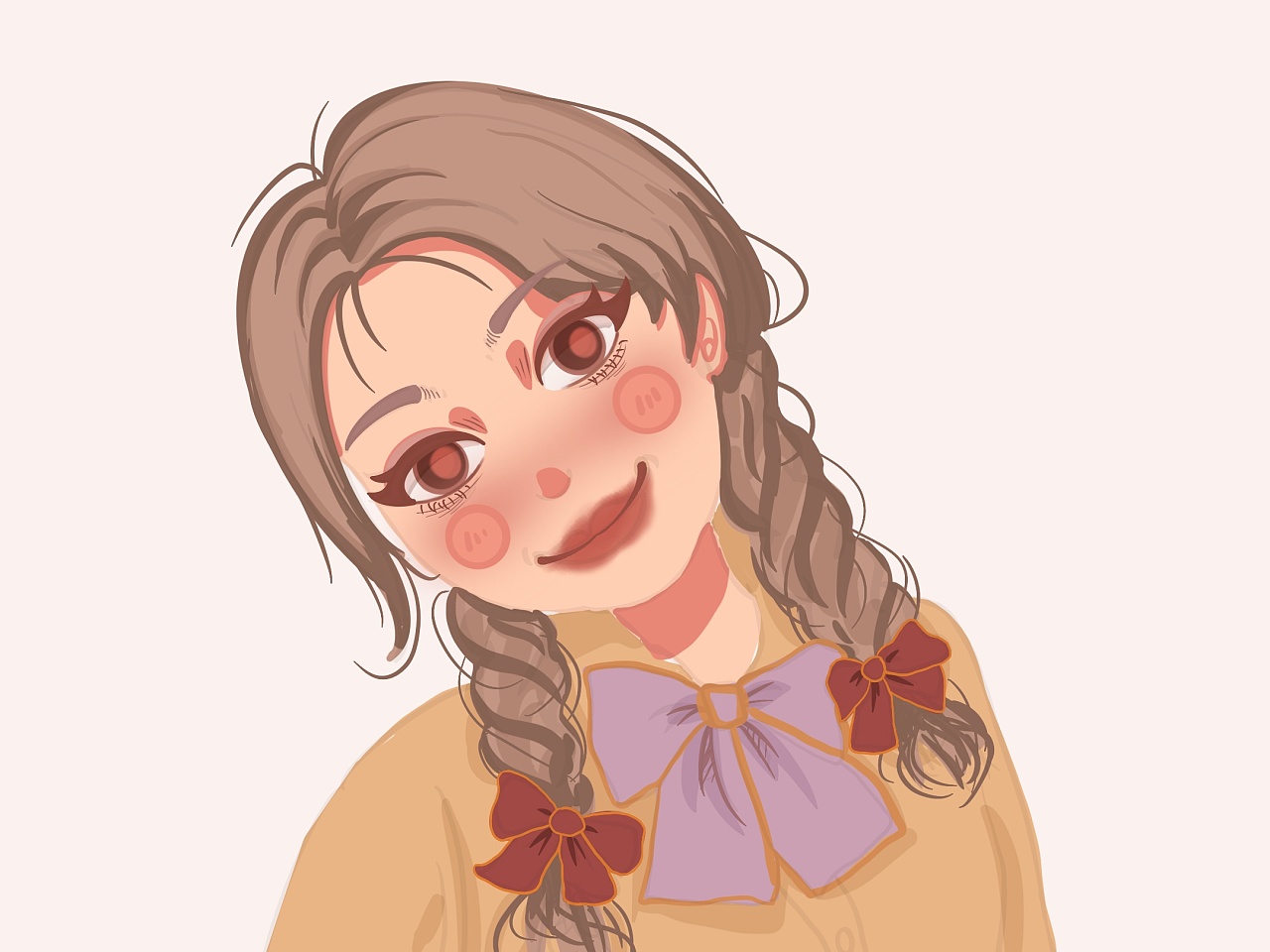 卡通大头|动漫|单幅漫画|小覃呀 - 原创作品 - 站酷 (zcool)