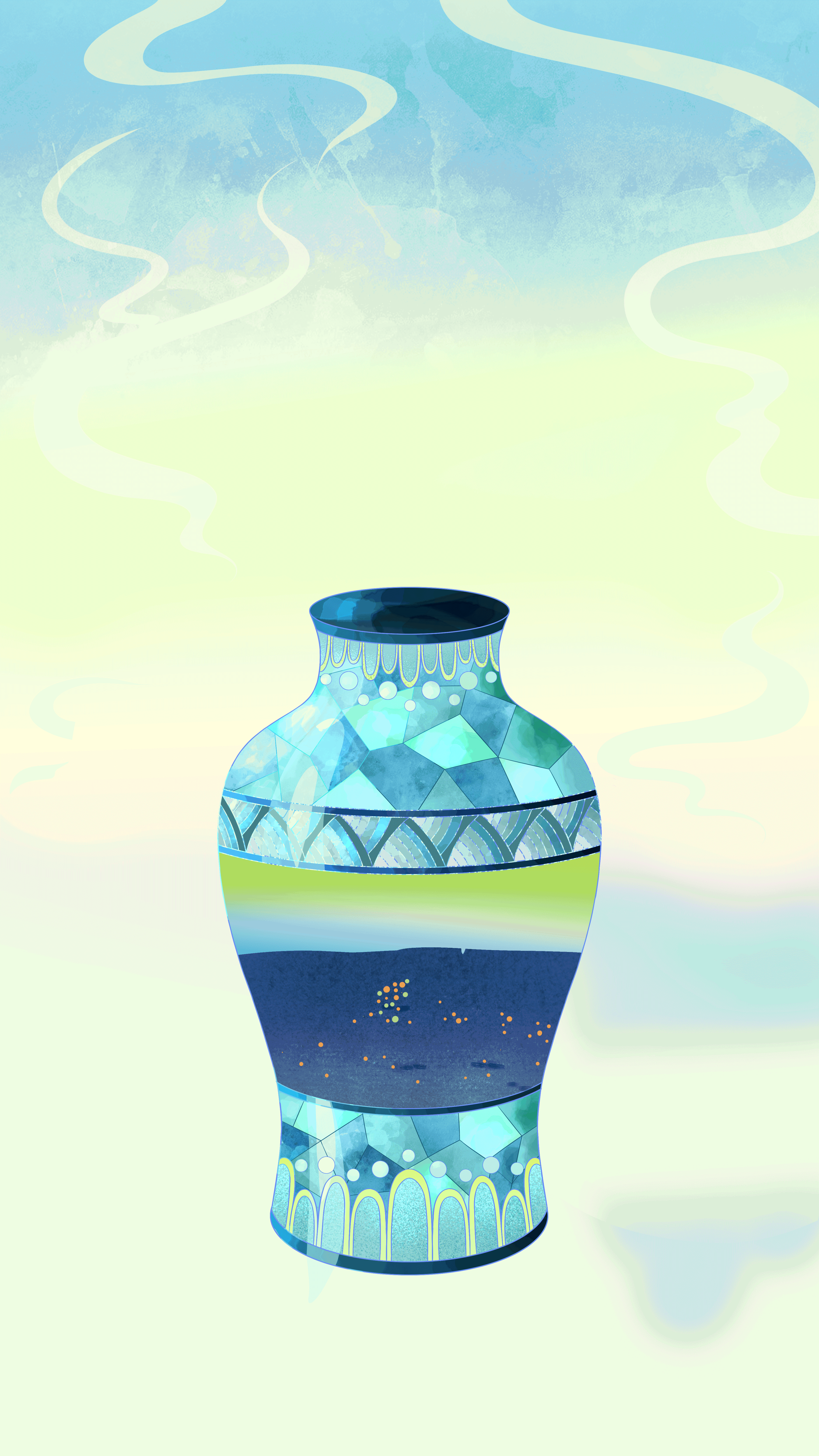 景德镇陶瓷——非物质文化遗产（图ZMzA1MDQ3Mzg4） - 商业插画 - 站酷设计师王莲花儿原创素材 - 站酷ZCOOL