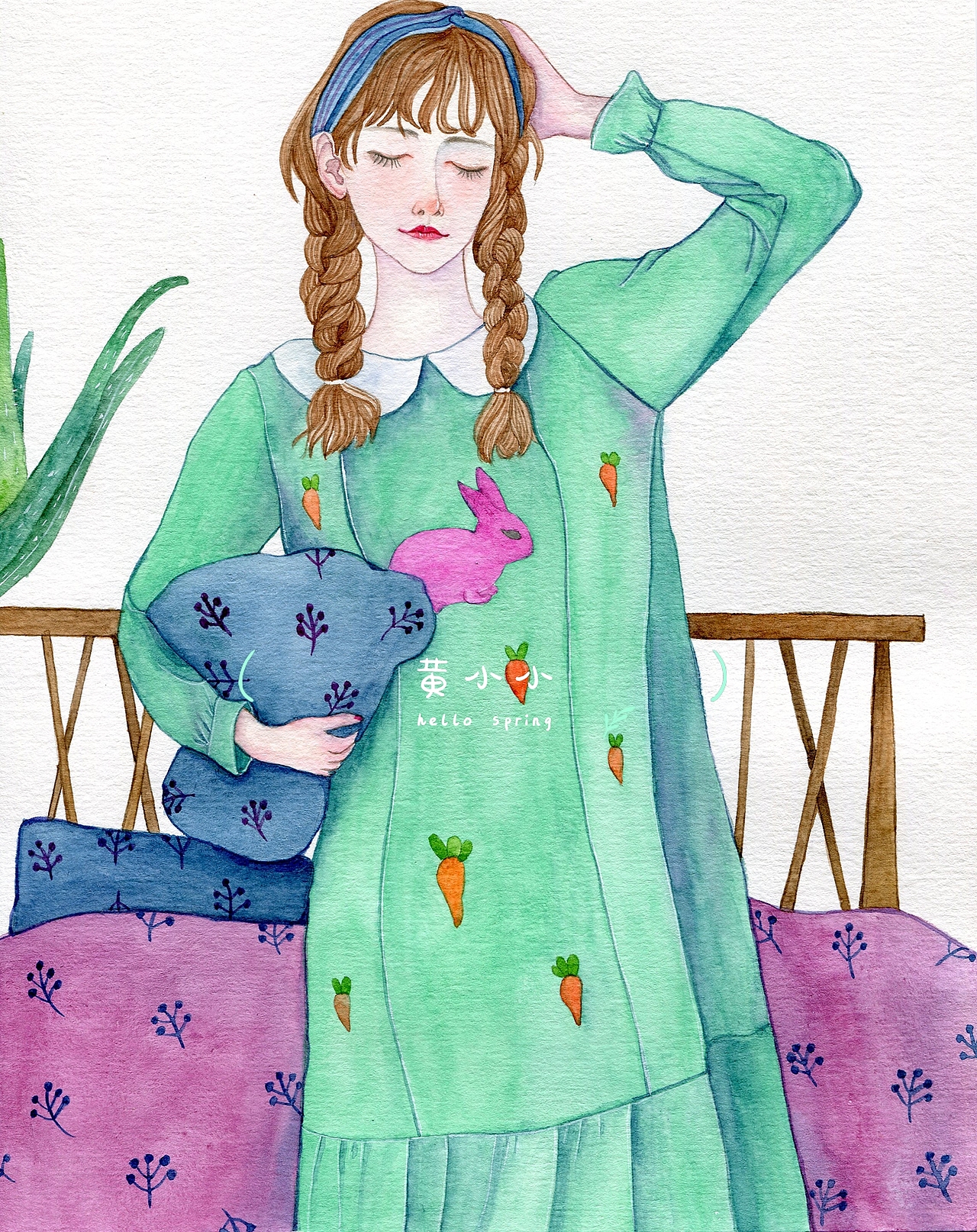 暖暖的插画一组