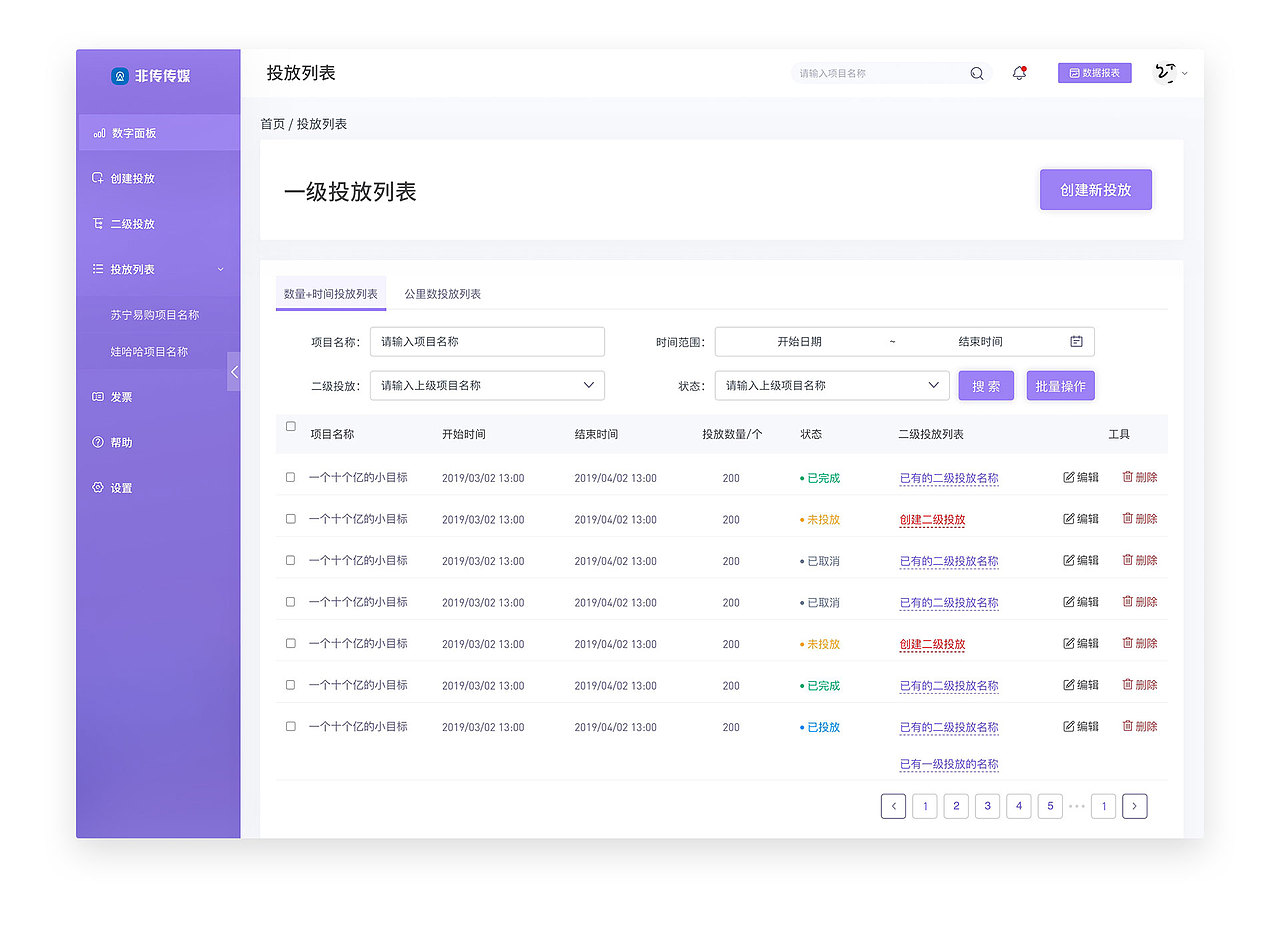 后台界面