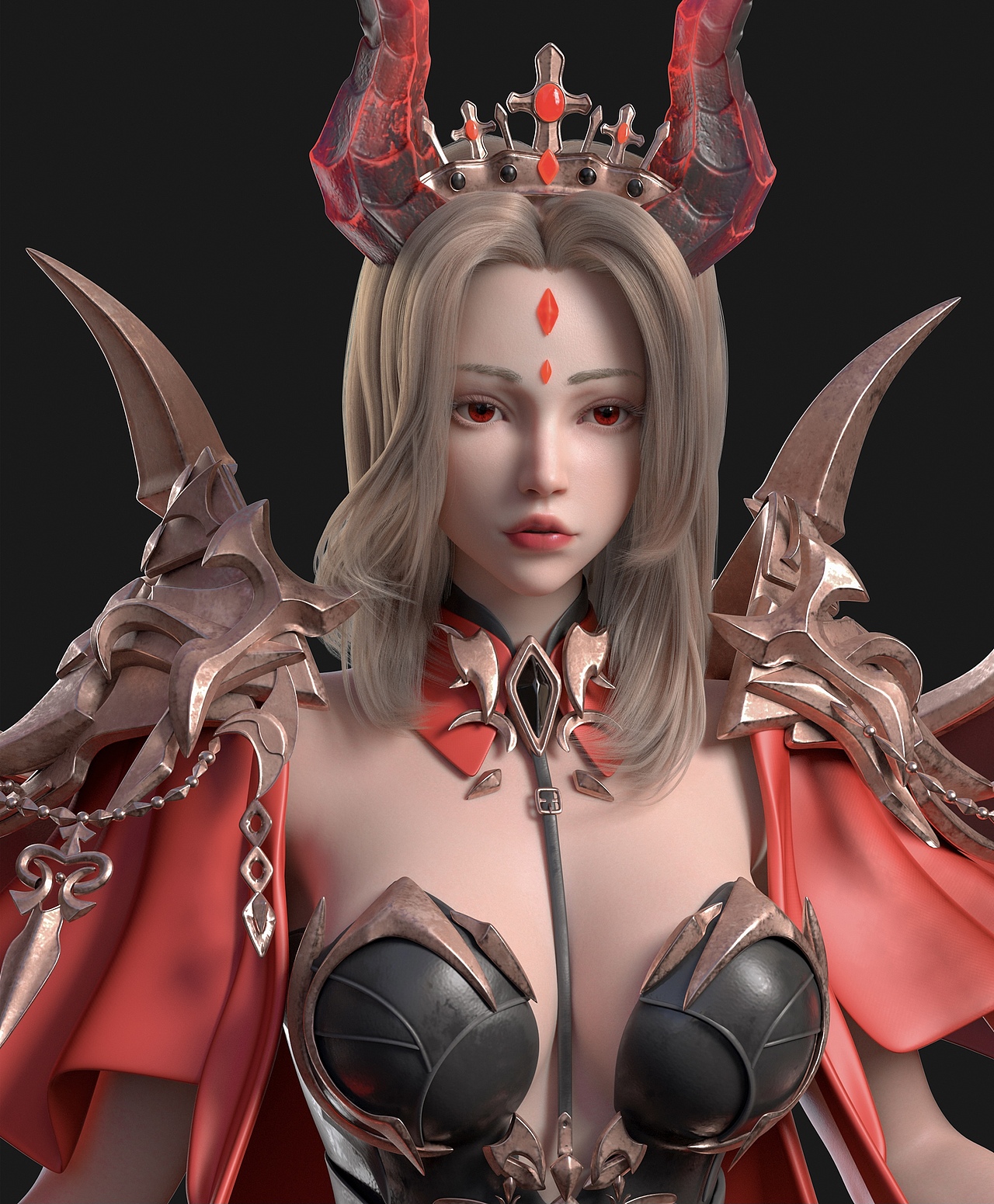 女战士角色模型