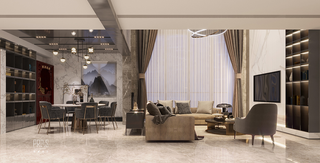 布舍设计【斯卡帕】丨住宅设计（图ZMTc3NzMxMjky） - 家装设计 - 站酷设计师黄梓铖原创素材 - 站酷ZCOOL