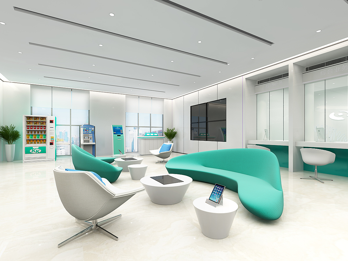 银行效果图案例（图ZMjMxMTM2NTQ0） - 家装设计 - 站酷设计师1992效果图汉堡原创素材 - 站酷ZCOOL