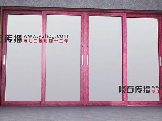 专注的门窗三维动画制作【门窗安装工艺】
