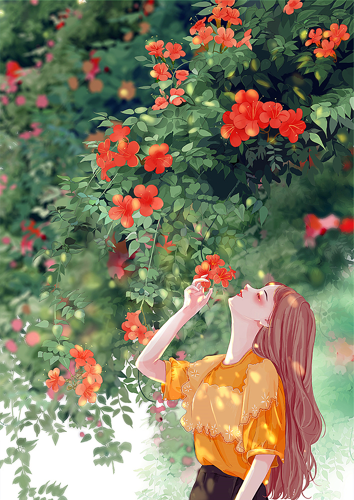 爱上蓝粉色（图ZMjE4NTIyNDg0） - 商业插画 - 站酷设计师小石头1125原创素材 - 站酷ZCOOL