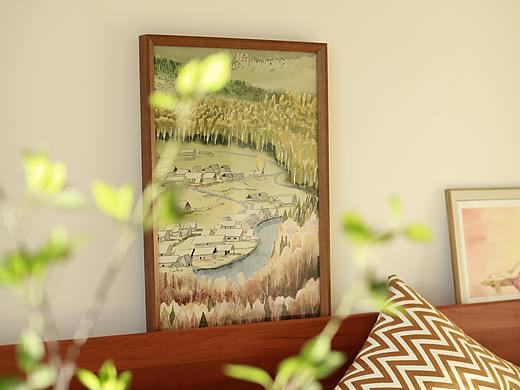 想去的地方先畫下來—秋天禾木（個人主頁-ZNTgyNzc3NDA=） - 藝術(shù)插畫 - 站酷設(shè)計師豆芽愛大風原創(chuàng)素材 - 站酷ZCOOL