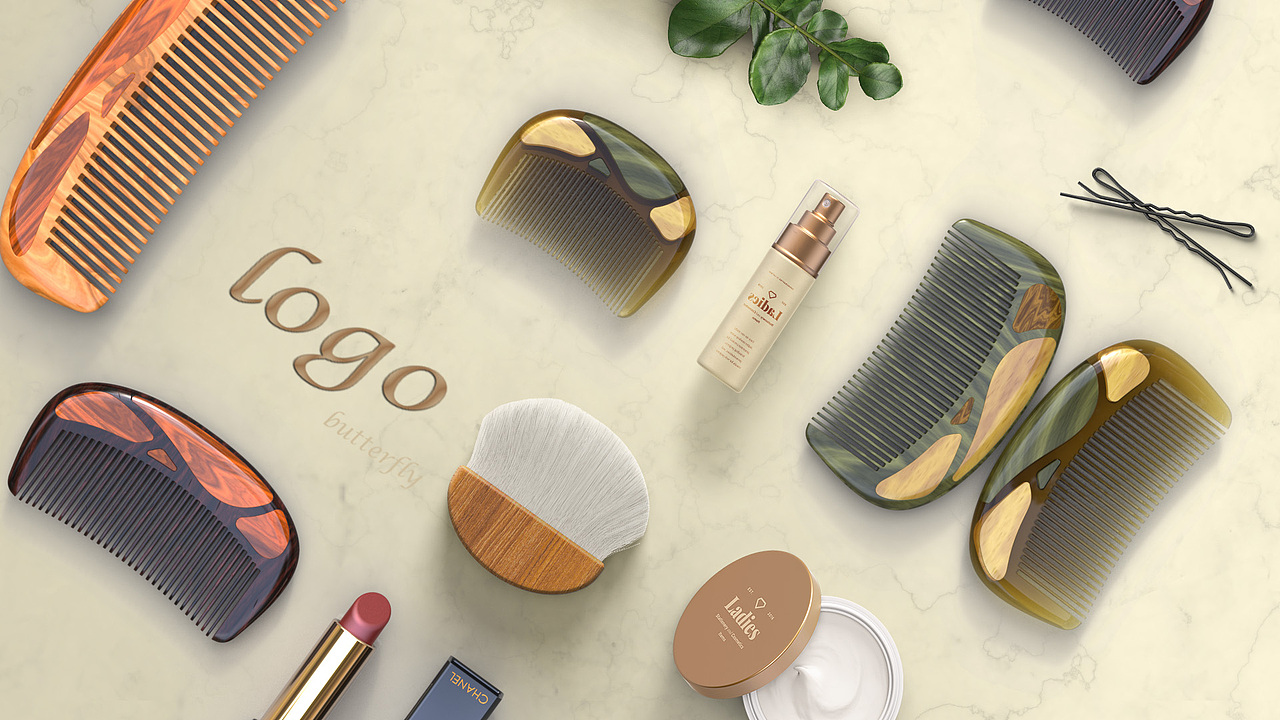 蝴蝶佩系列梳子