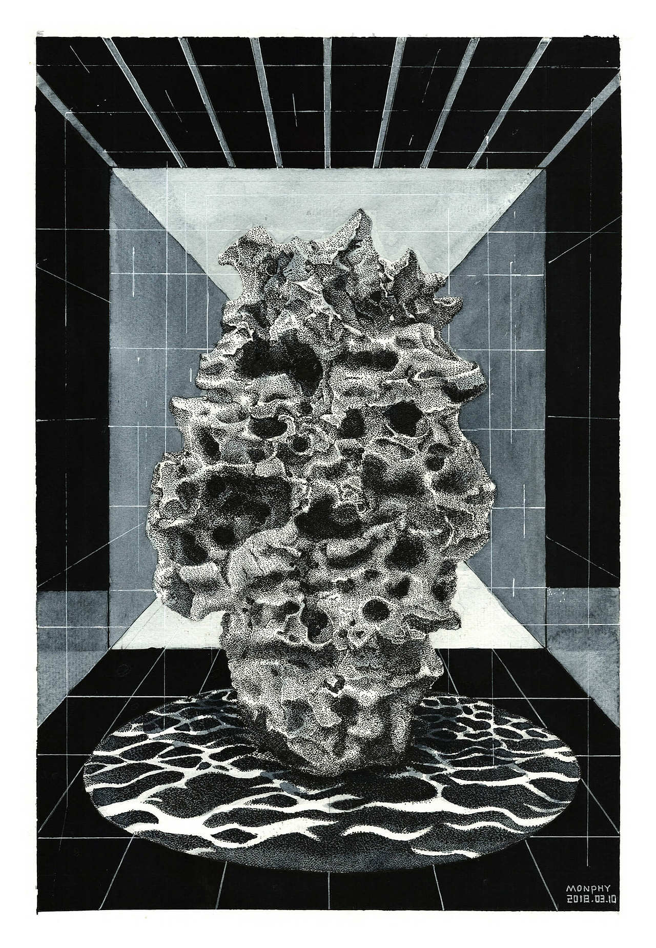 [黑白插画] 造梦系列 Dream Making Series（图ZMTI2MjUxNTY0） - 艺术插画 - 站酷设计师莫非视界原创素材 - 站酷ZCOOL