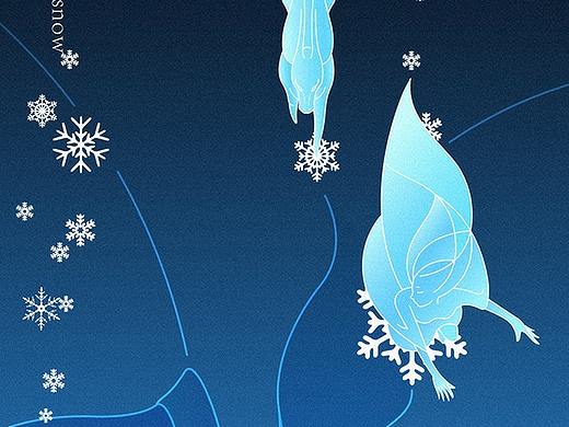 小雪 | 倾听雪精灵缓缓落下的声音（个人主页-ZNTgwMDE4NDg=） - 商业插画 - 站酷设计师时间旅行者LT原创素材 - 站酷ZCOOL