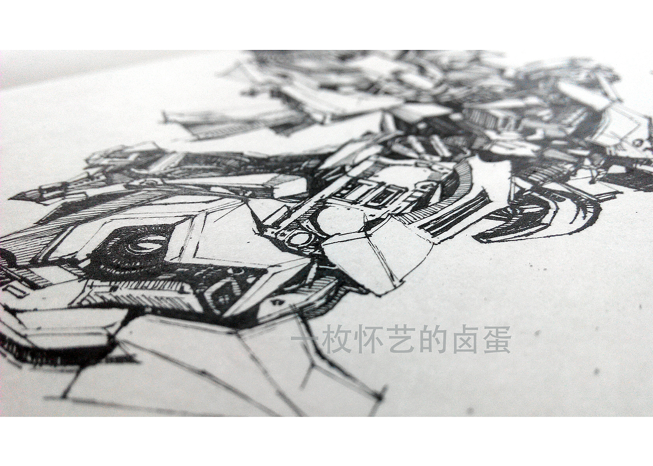 变形金刚之大黄蜂（图ZMjk3MTgzMjg=） - 绘画 - 站酷设计师一枚怀艺的卤蛋原创素材 - 站酷ZCOOL