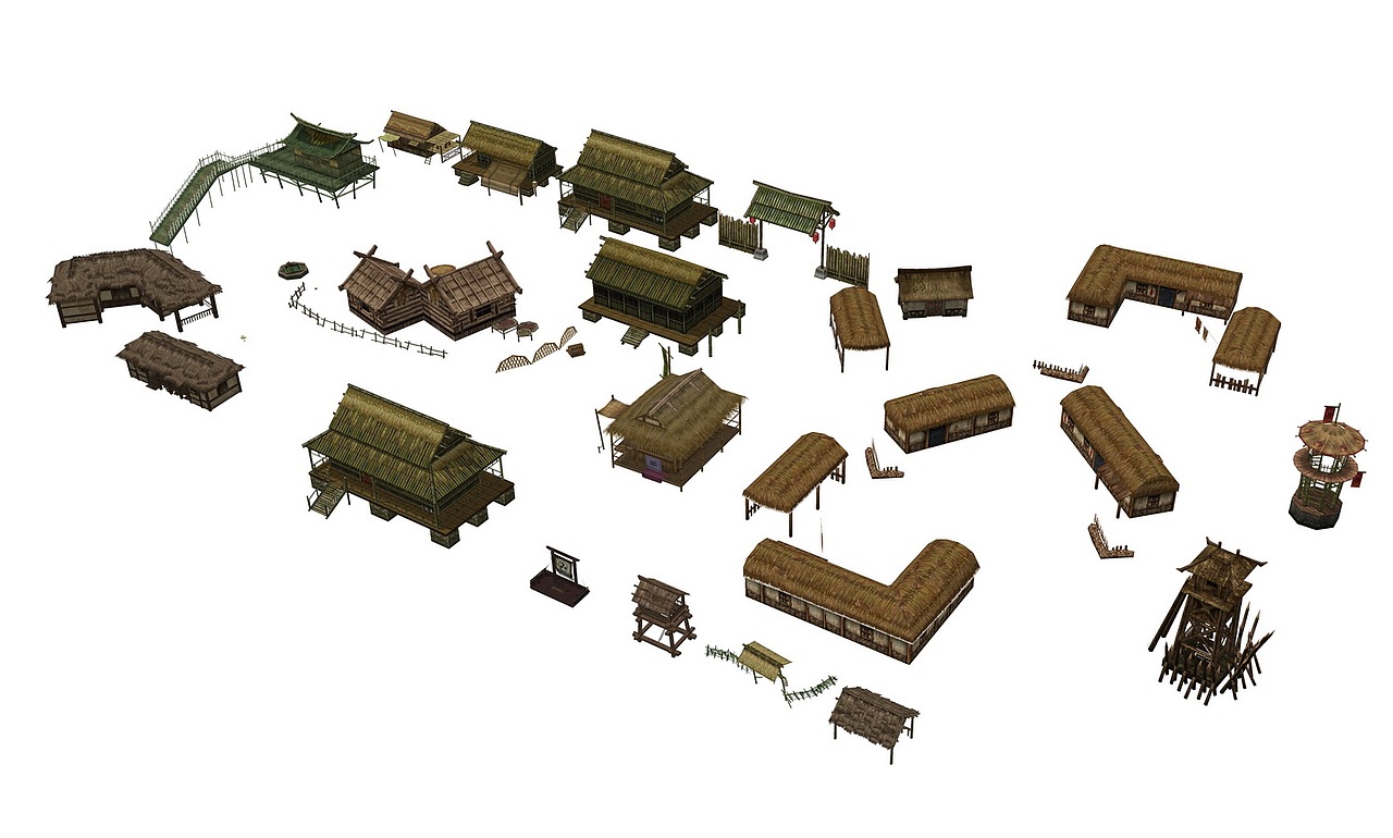 古建筑SU模型下载