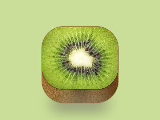 临摹猕猴桃图标