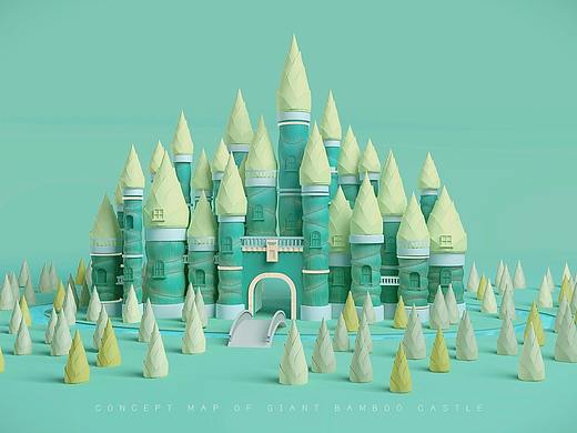 巨竹城堡概念图