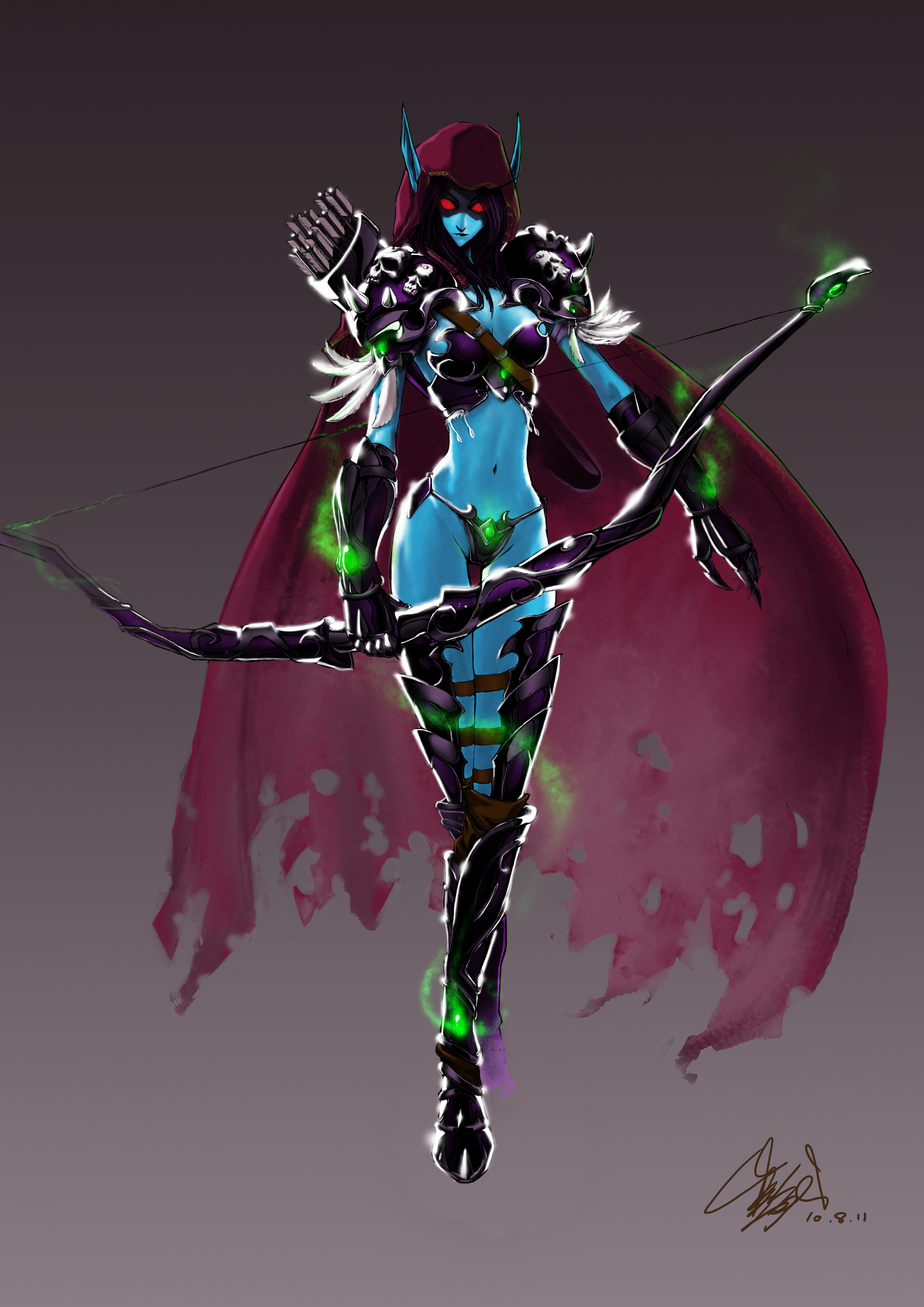 魔兽世界 女妖王后 希尔瓦娜斯